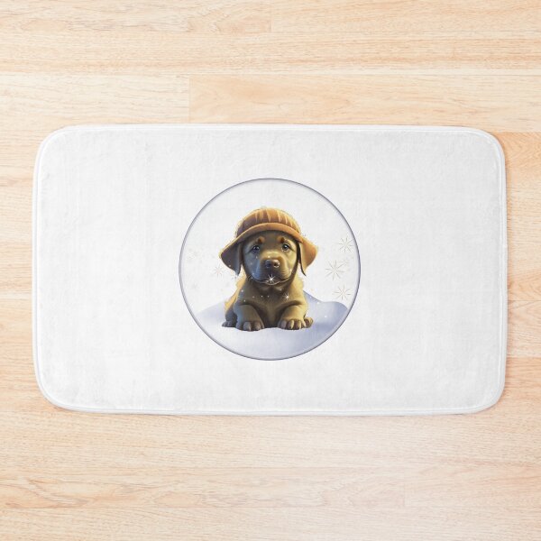 Item preview, "Cozy Labrador Pup: Winter Style! ?❄️? designed and sold by Lahate.
