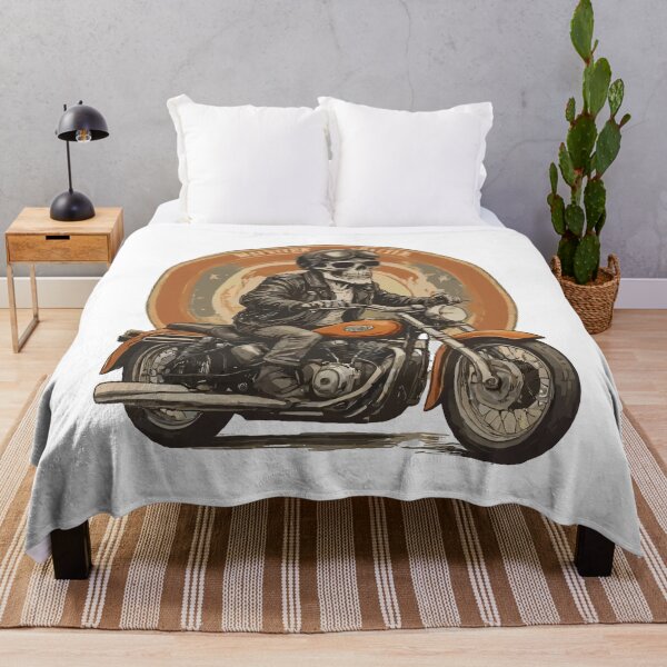 Item preview, RetroRogue Revival: Aviator Skull & Vintage Wheels designed and sold by hmadan.