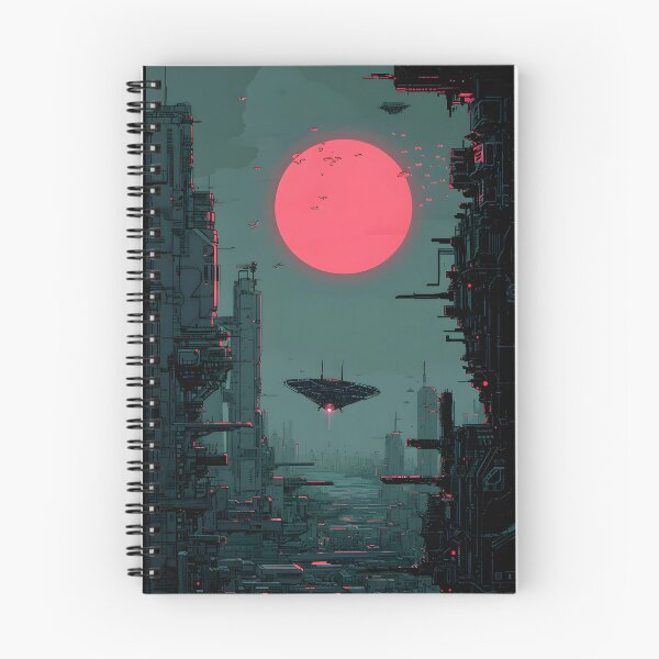 Item preview, Cyberpunk UFO Pink Fantasy City designed and sold by SecretDicer.