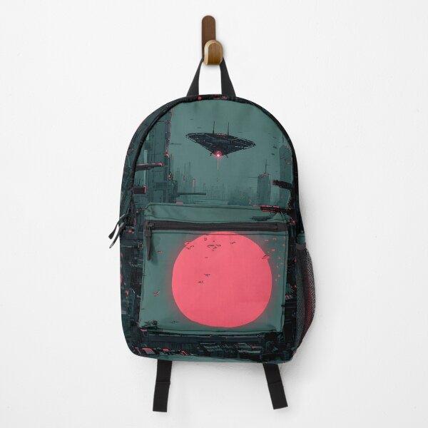 Item preview, Cyberpunk UFO Pink Fantasy City designed and sold by SecretDicer.