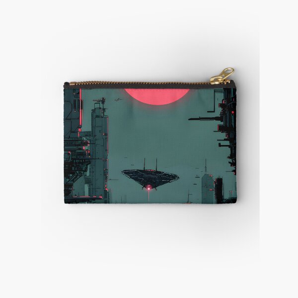Item preview, Cyberpunk UFO Pink Fantasy City designed and sold by SecretDicer.