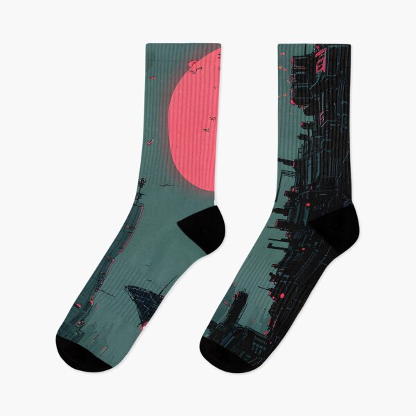 Item preview, Cyberpunk UFO Pink Fantasy City designed and sold by SecretDicer.