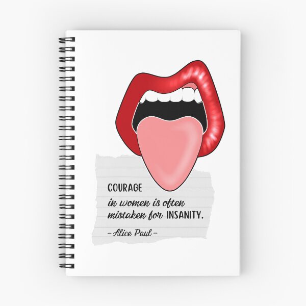 Item preview, Alice Paul Quote Feminist Quote Red Vinyl Lips designed and sold by ObsidianDaz.
