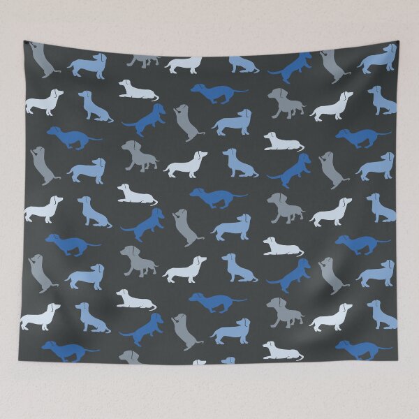 Item preview, Dachshund Pattern v06 designed and sold by Baikachi AD.