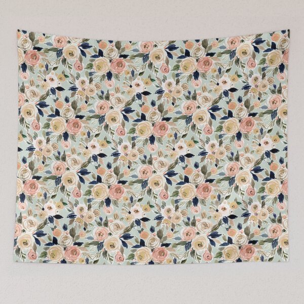 Item preview, FULLNESS Romantic Rose Watercolor Floral designed and sold by Barbra Ignatiev.