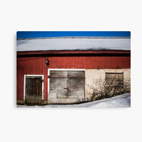 Red Barn Canvas Print