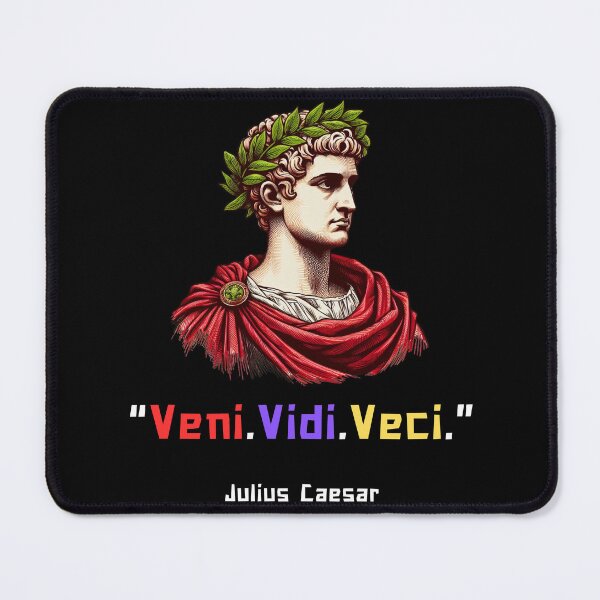 Item preview, Veni, Vidi, Vici Julius Caesar quote for rome fans designed and sold by CachoGlorious.