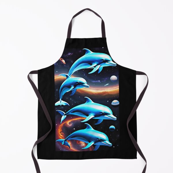 Item preview, Stellar Dolphins: Floating in the Aquatic Galaxy designed and sold by VogueVerseShopp.