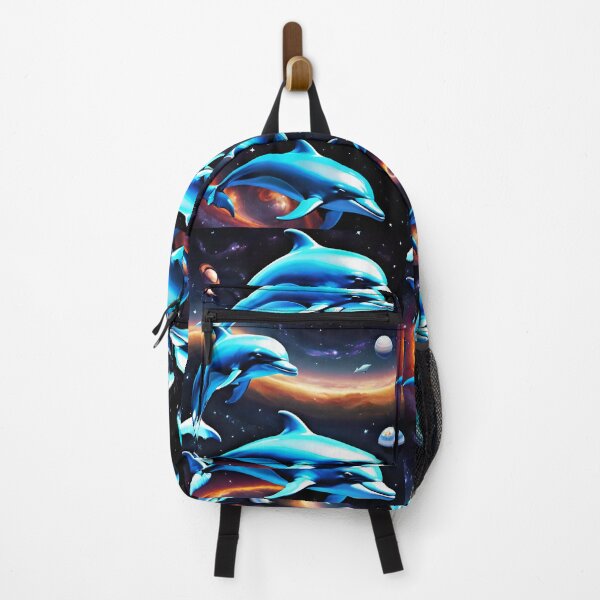 Item preview, Stellar Dolphins: Floating in the Aquatic Galaxy designed and sold by VogueVerseShopp.
