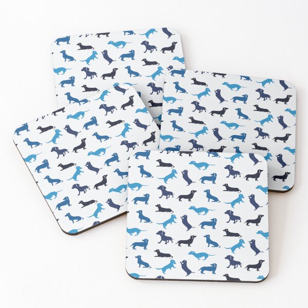 Item preview, Dachshund Pattern v09 designed and sold by Baikachi AD.