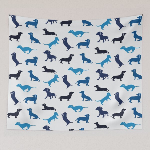 Item preview, Dachshund Pattern v09 designed and sold by Baikachi AD.