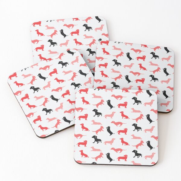 Item preview, Dachshund Pattern v10 designed and sold by Baikachi AD.
