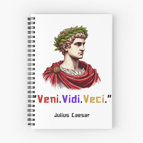 Item preview, Veni, Vidi, Vici Julius Caesar quote for rome fans designed and sold by CachoGlorious.