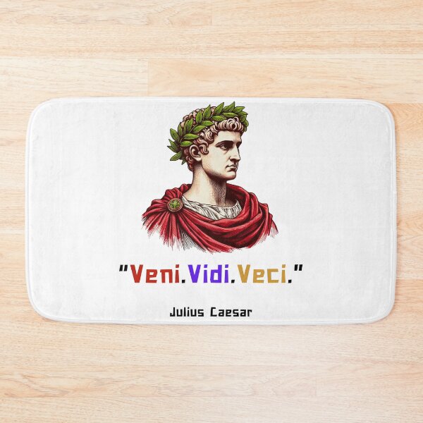 Item preview, Veni, Vidi, Vici Julius Caesar quote for rome fans designed and sold by CachoGlorious.