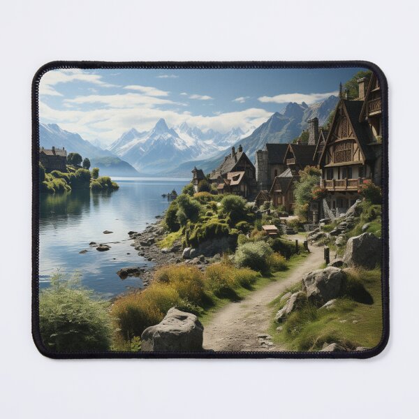 Item preview, Peaceful medieval place near the lake designed and sold by Jcrocha22.