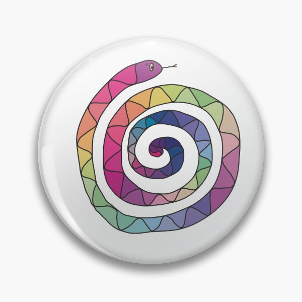 Item preview, Rainbow spiral snake designed and sold by silvanillion.