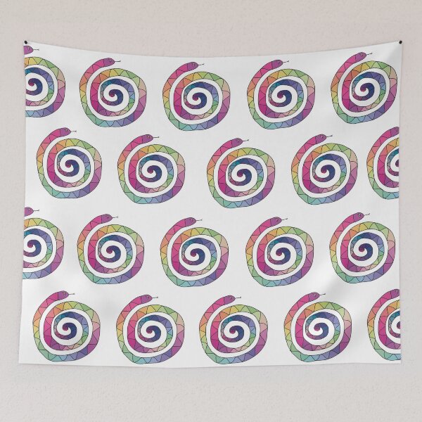 Item preview, Rainbow spiral snake designed and sold by silvanillion.
