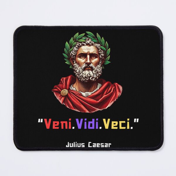 Item preview, Veni, Vidi, Vici Julius Caesar quote for rome fans designed and sold by CachoGlorious.