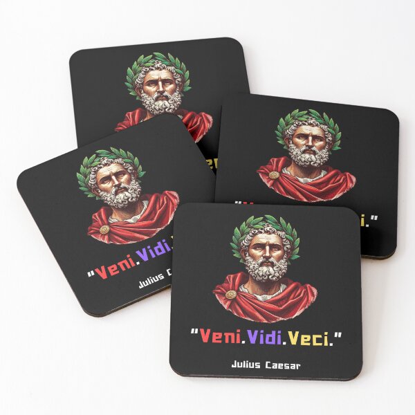 Item preview, Veni, Vidi, Vici Julius Caesar quote for rome fans designed and sold by CachoGlorious.