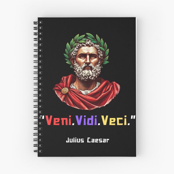Item preview, Veni, Vidi, Vici Julius Caesar quote for rome fans designed and sold by CachoGlorious.