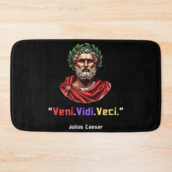 Item preview, Veni, Vidi, Vici Julius Caesar quote for rome fans designed and sold by CachoGlorious.