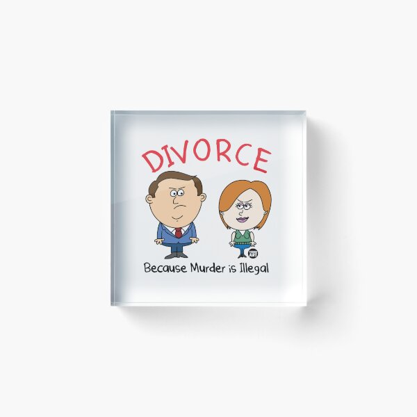 Artikelvorschau, DIVORCE MURDER ILLEGAL entworfen und verkauft von TODD GOLDMAN.