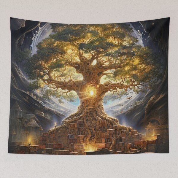 Item preview, The Tree of Wisdom is full of knowledge designed and sold by Bettina  Kienitz.