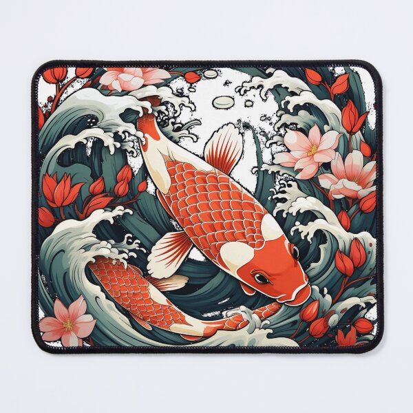 Item preview, Ascend - Koi Fish and Lotus Whorls designed and sold by dungeonwarriors.