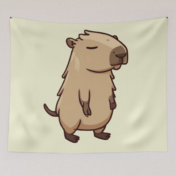 Item preview, Sleepy capybara designed and sold by NickSpace.