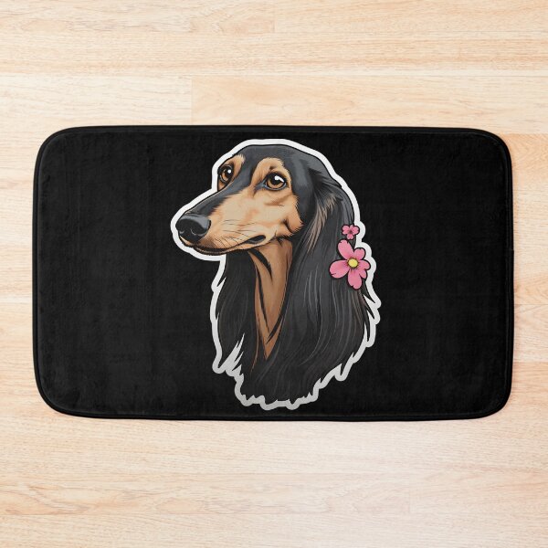 Item preview, Saluki with Flowers designed and sold by CUTEDOGGIEZ.