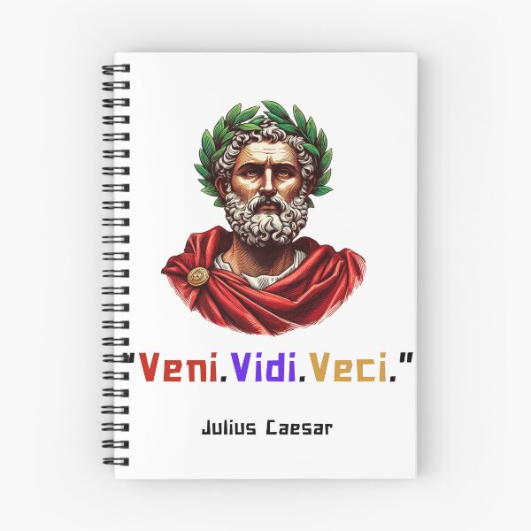 Item preview, Veni, Vidi, Vici Julius Caesar quote for rome fans designed and sold by CachoGlorious.