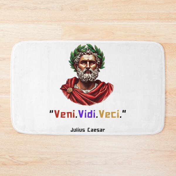 Item preview, Veni, Vidi, Vici Julius Caesar quote for rome fans designed and sold by CachoGlorious.