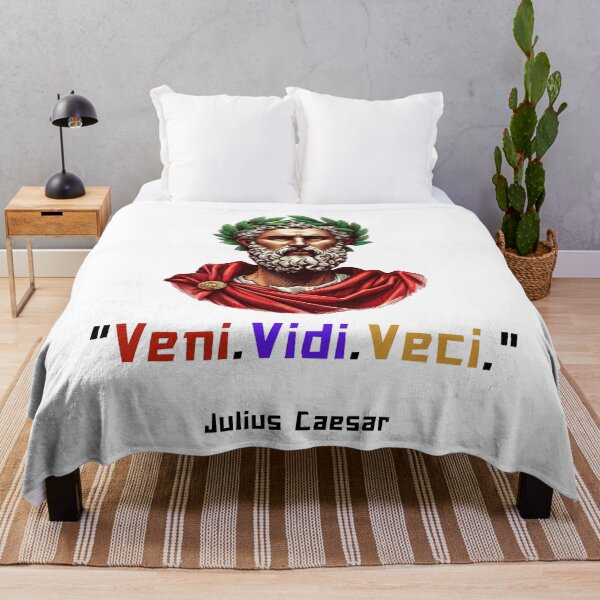 Item preview, Veni, Vidi, Vici Julius Caesar quote for rome fans designed and sold by CachoGlorious.