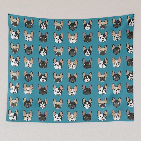 Item preview, French Bulldog pattern designed and sold by haniku.