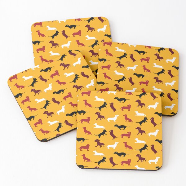 Item preview, Dachshund Pattern v16 designed and sold by Baikachi AD.