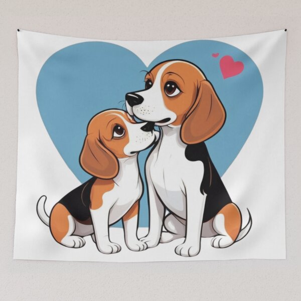 Item preview, Beagles in Love designed and sold by BeagleDesigns.
