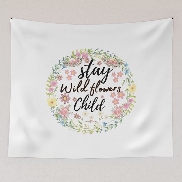 Item preview, Stay Wild Flower Child - Boho Hippie T-Shirt designed and sold by store7azzouzi.