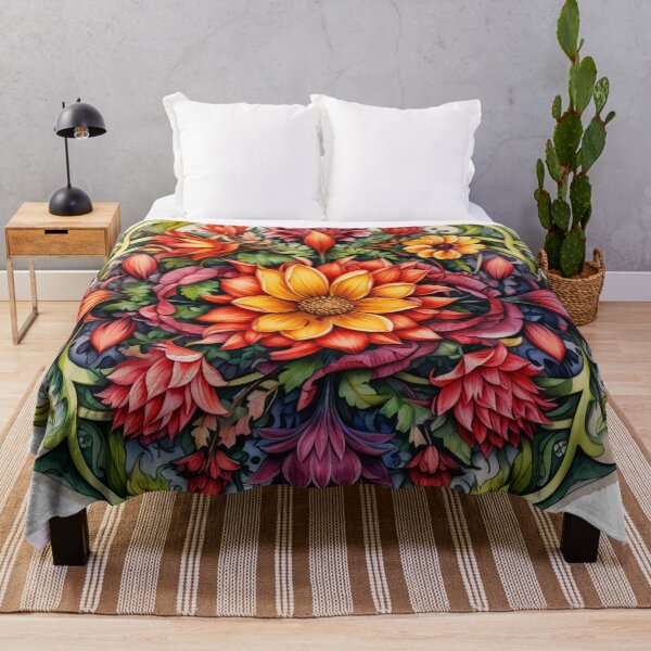 Item preview, Floral Harmony - Botanical Mandala designed and sold by dungeonwarriors.