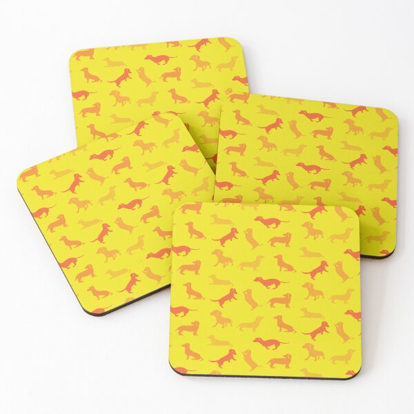 Item preview, Dachshund Pattern v18 designed and sold by Baikachi AD.