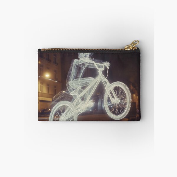 Item preview, Neon Bones: Urban X-Ray Wheelie Explodes at Night designed and sold by Tincanninja.