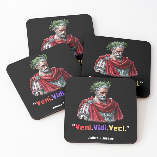 Item preview, Veni, Vidi, Vici Julius Caesar quote for history fans designed and sold by CachoGlorious.