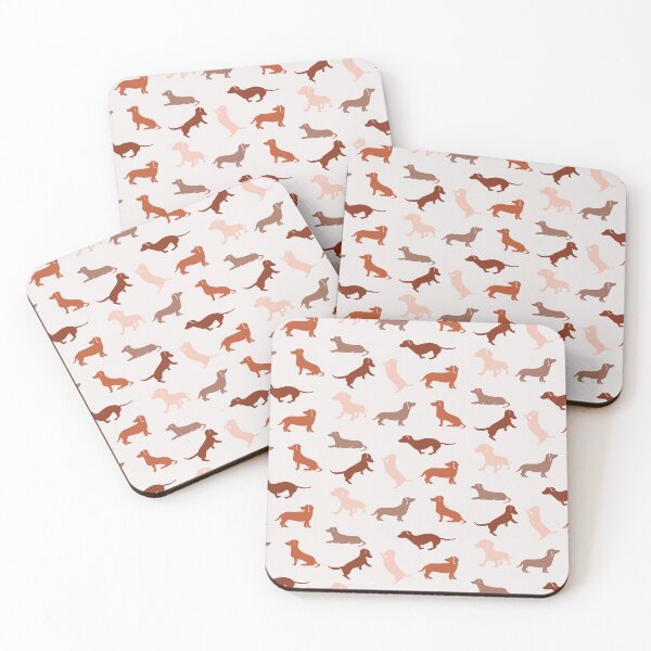 Item preview, Dachshund Pattern v19 designed and sold by Baikachi AD.