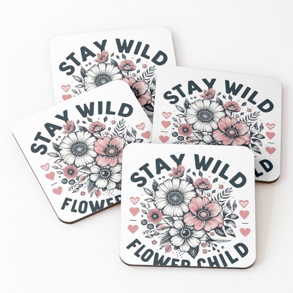 Item preview, Stay Wild Flower Child - Boho Hippie T-Shirt designed and sold by store7azzouzi.