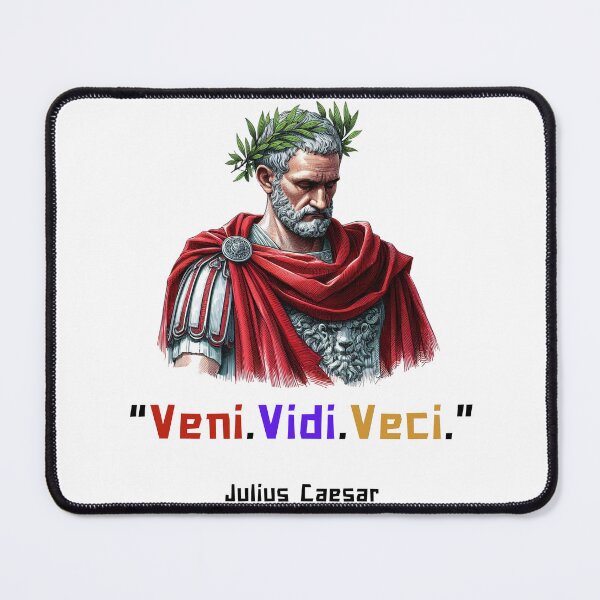 Item preview, Veni, Vidi, Vici Julius Caesar quote for history fans designed and sold by CachoGlorious.