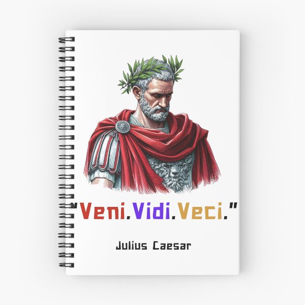 Item preview, Veni, Vidi, Vici Julius Caesar quote for history fans designed and sold by CachoGlorious.