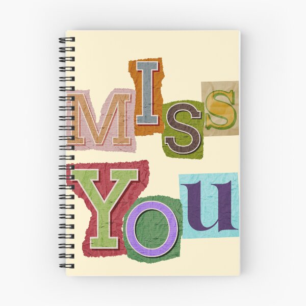 Item preview, Miss you in decoupage paper  designed and sold by NurzZz73.