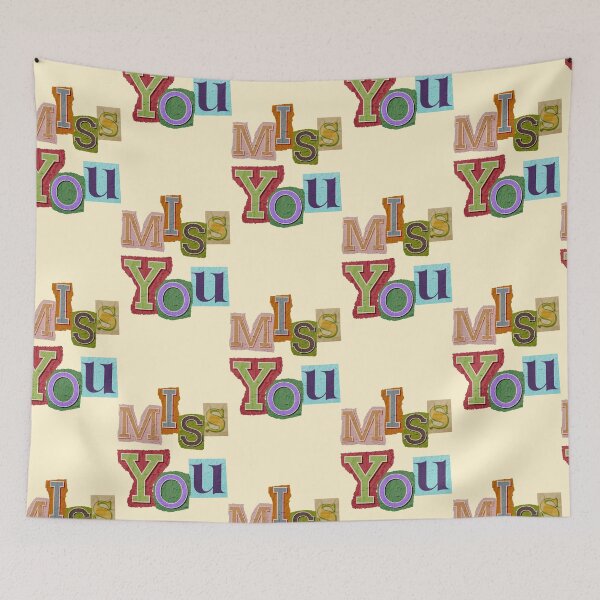 Item preview, Miss you in decoupage paper  designed and sold by NurzZz73.