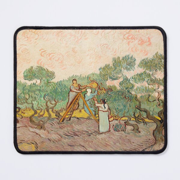Item preview, Women Picking Olives, 1889, by van Gogh designed and sold by Suzana Djordjevic.