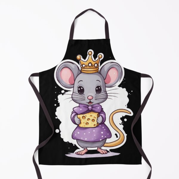 Item preview, Cute princess mouse with cheese designed and sold by Culmika.
