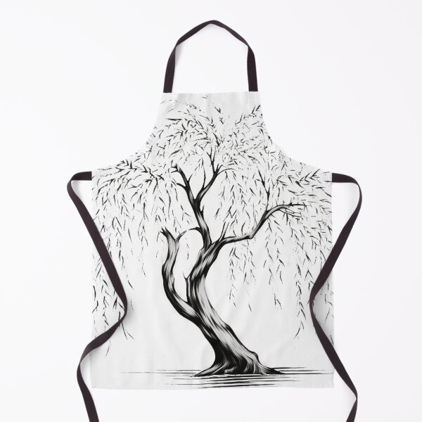 Item preview, Weeping Elegance - Monochrome Willow Grace designed and sold by dungeonwarriors.